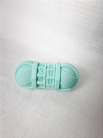 Contador de Carreiras Novelo de Lã - Verde Água