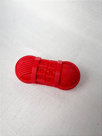 Contador de Carreiras Novelo de Lã - Vermelho