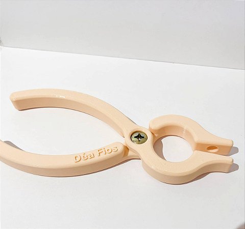 Aplicador de Olhos Amigurumi - Bege