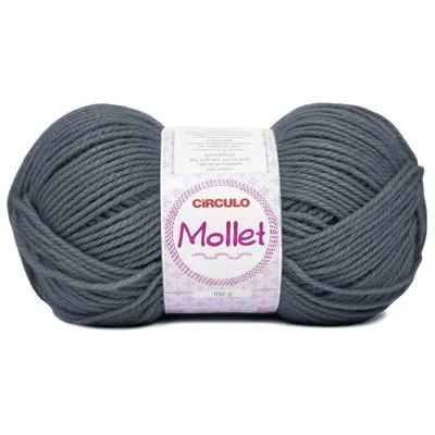 Fio Mollet Circulo 200m 100g - Cor 8860 Noturno