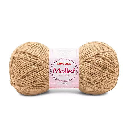 Fio Mollet Circulo 200m 100g - Cor 7684 Capoeira