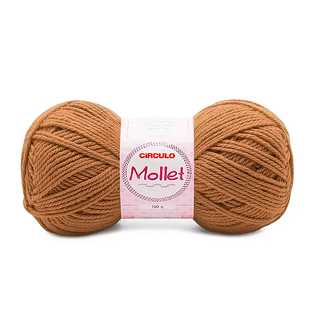 Fio Mollet Circulo 200m 100g - Cor 7628 Andiroba