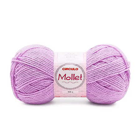 Fio Mollet Circulo 200m 100g - Cor 6747 Tulipa Lilas
