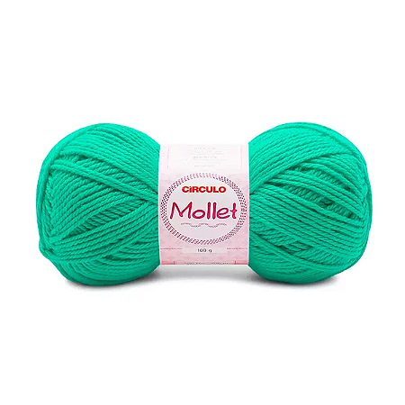 Fio Mollet Circulo 200m 100g - Cor 5556 Tiffany