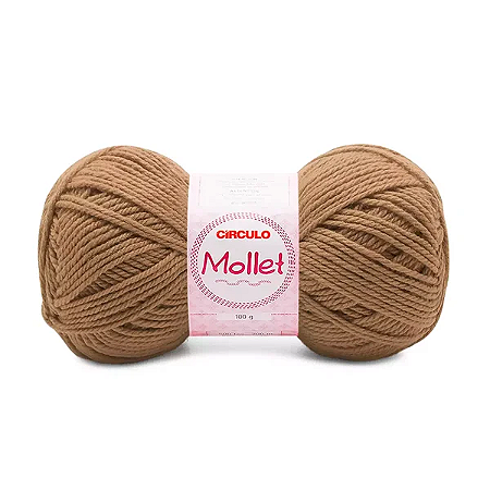 Fio Mollet Circulo 200m 100g - Cor 794 Cortiça