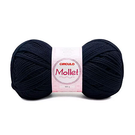 Fio Mollet Circulo 200m 100g - Cor 640 Marinho