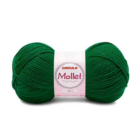 Fio Mollet Circulo 200m 100g - Cor 453 Trevo
