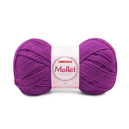 Fio Mollet Circulo 200m 100g - Cor 409 Ametista
