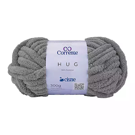 Fio CISNE HUG 300gr 36m - 100% Poliester-09980 Cinza