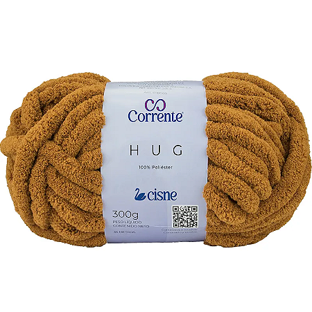 Fio CISNE HUG 300gr 36m - 100% Poliester-01163 Caramelo