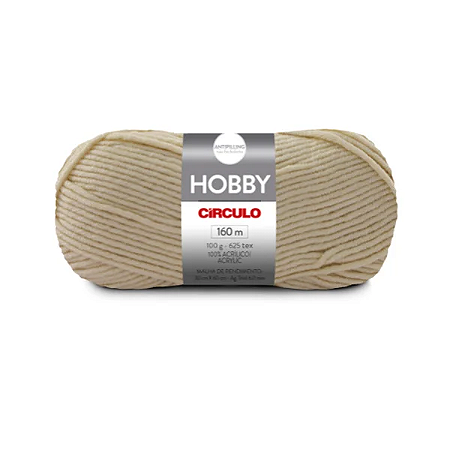 Fio/Lã Hobby Circulo - 1112 Creme