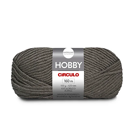 Fio/Lã Hobby Circulo - 700 Cinza Medio