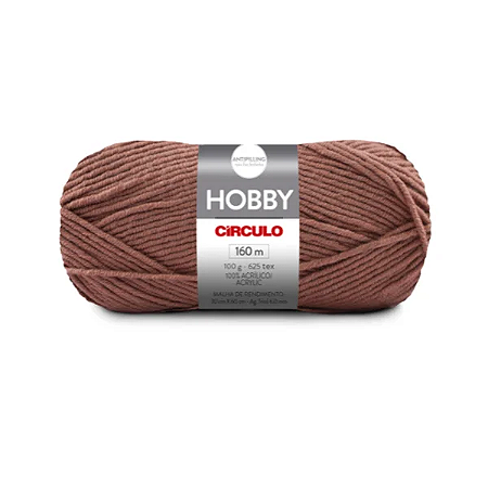 Fio/Lã Hobby Circulo - 7713 Lenha
