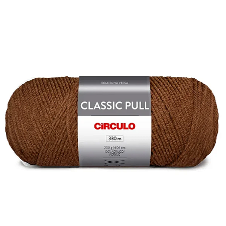 Fio/Lã CLASSIC PULL Circulo 200g/330m -  7537 Marrom