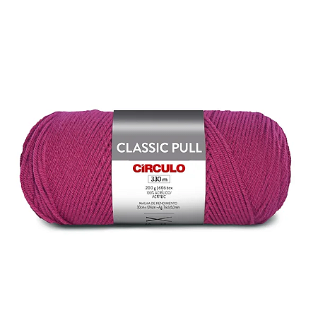 Fio/Lã CLASSIC PULL Circulo 200g/330m -  6116 Choque