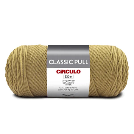 Fio/Lã CLASSIC PULL Circulo 200g/330m -  7327 Favo