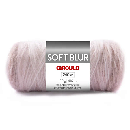 Fio/Lã SOFT BLUR Circulo 100g/240m - 9435 Deserto