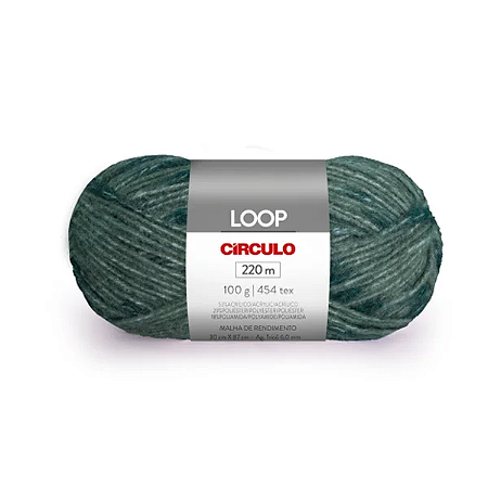 Fio/Lã LOOP 100g/220m -  8104 Atmosfera