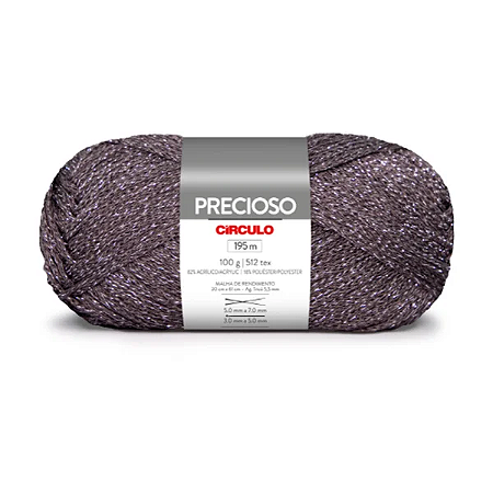 Fio/Lã Precioso Círculo - 8797 Aço