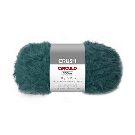 Fio CRUSH Circulo 150g/300m - 5845 Ébano