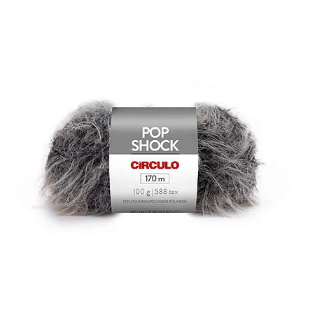 Fio/Lã POP SHOCK 100g/170m - 8990 Preto