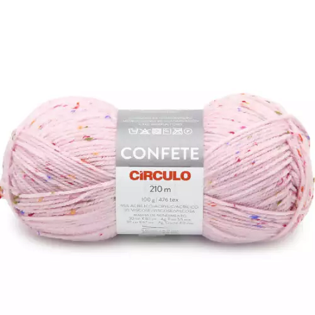 Fio/Lã Confete Circulo - 3219 Mimosa