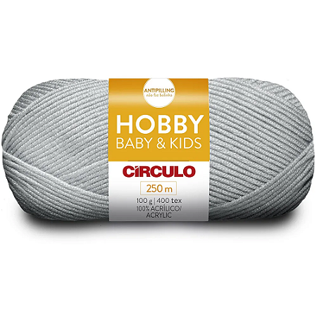 Fio/Lã Hobby Baby & Kids Circulo - 8473 Aluminio