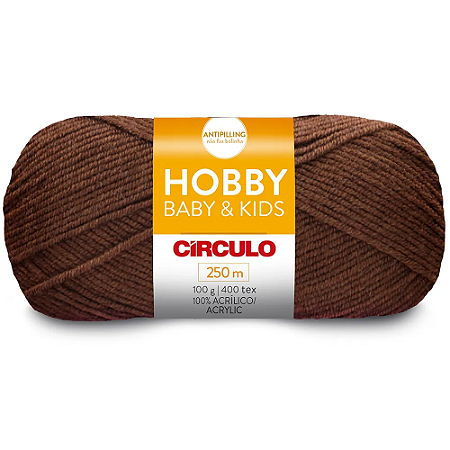 Fio/Lã Hobby Baby & Kids Circulo - 7569 Brigadeiro