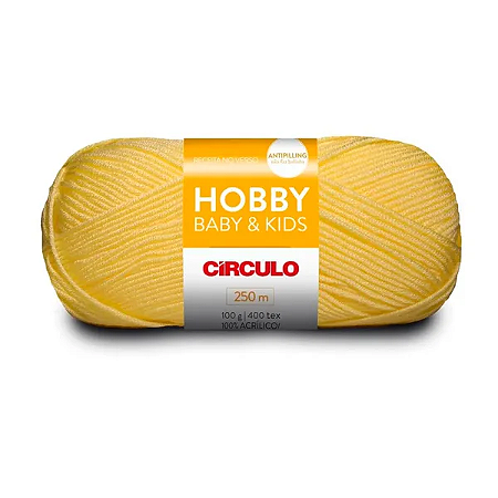 Fio/Lã Hobby Baby & Kids Circulo - 1245 Canario Amarelo