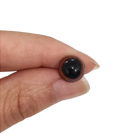 Olho Amigurumi 10mm Castanho Unidade