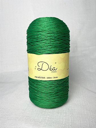 Fio Néctar 2mm - 300g-350m - Poliéster - Cor:Verde Bandeira