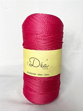 Fio Néctar 2mm - 300g-350m - Poliéster - Cor:Chiclete (F)