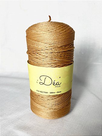 Fio Néctar 2mm - 300g-350m - Poliéster - Cor:Caramelo Claro