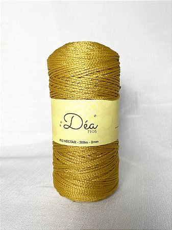 Fio Néctar 2mm - 300g-350m - Poliéster - Cor:Capim Dourado (F)