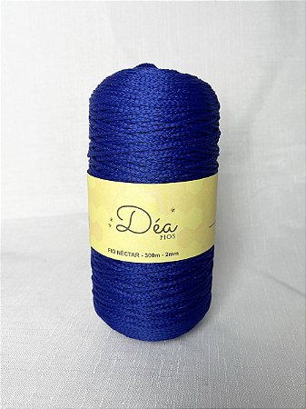 Fio Néctar 2mm - 300g-350m - Poliéster - Cor:Azul Royal