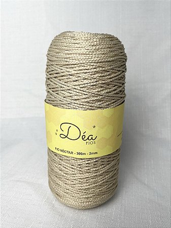 Fio Néctar 2mm - 300g-350m - Poliéster - Cor:Juta