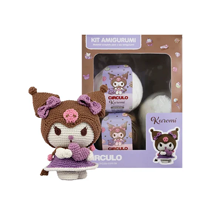 Kit Amigurumi HELLO KITTY & FRIENDS - Kuromi