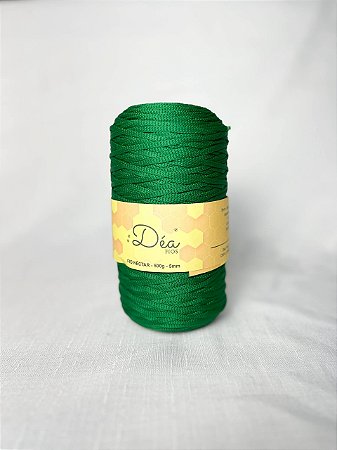 Fio Néctar 5mm Déa Fios-500g-200m-Poliester-Verde Bandeira