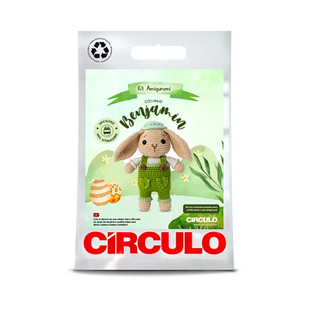 KIT AMIGURUMI - Coelho - Benjamin