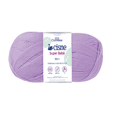 Fio Cisne Super Bebe 100g 467m 100% Acrilico-Lilas 05030
