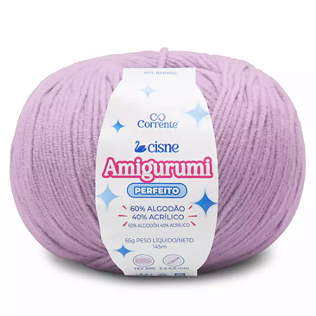 Fio Cisne Amigurumi Perfeito 145m-65g 100% Algodão-Blush 03016