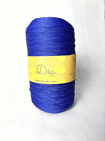 Fio Néctar 5mm - 500g-200m - Poliéster - Azul Royal