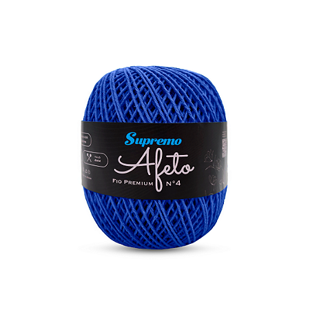 Fio Afeto Premium Supremo nº4 340m-Azul Royal