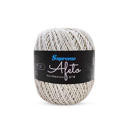 Fio Afeto Premium Supremo nº4 340m-Cru