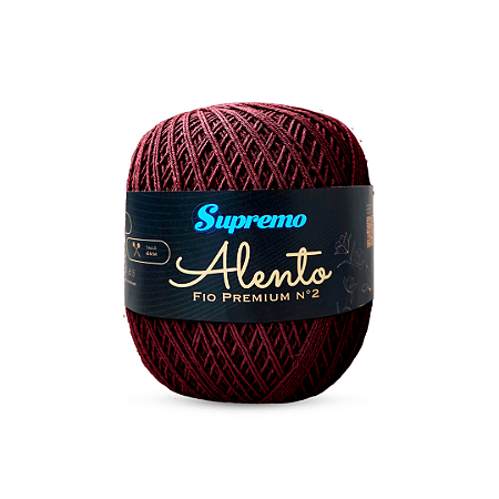 Fio Alento Premium Supremo nº2-Bordô Claro