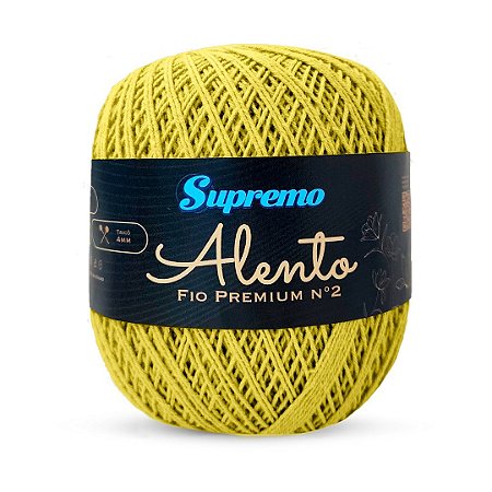 Fio Alento Premium Supremo nº2-Amarelo