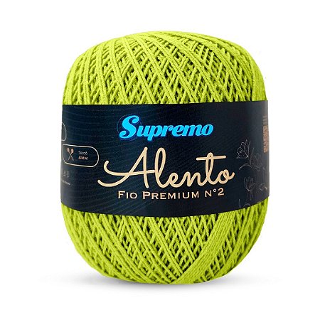 Fio Alento Premium Supremo nº2-Verde Limão