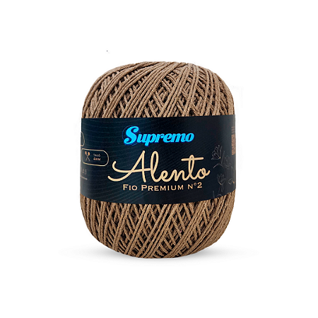 Fio Alento Premium Supremo nº2-Marrom Amendoa