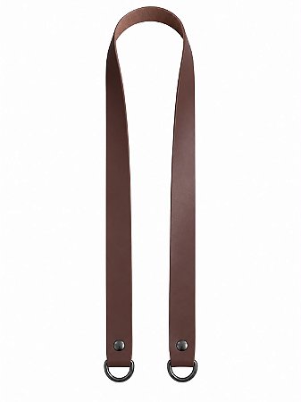 Alça Couro Ombro 2x80cm - Marrom/Onix