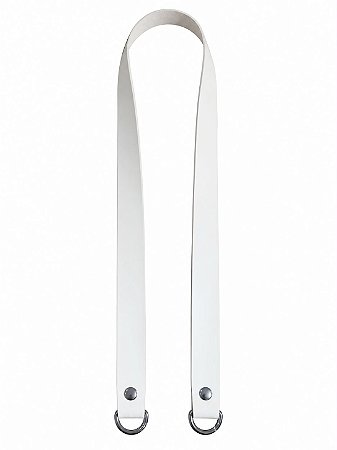 Alça Couro Ombro 2x80cm - Bege/Ônix